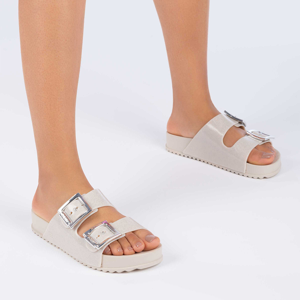 Zaxy Partner New Fem - Glitter/Off White