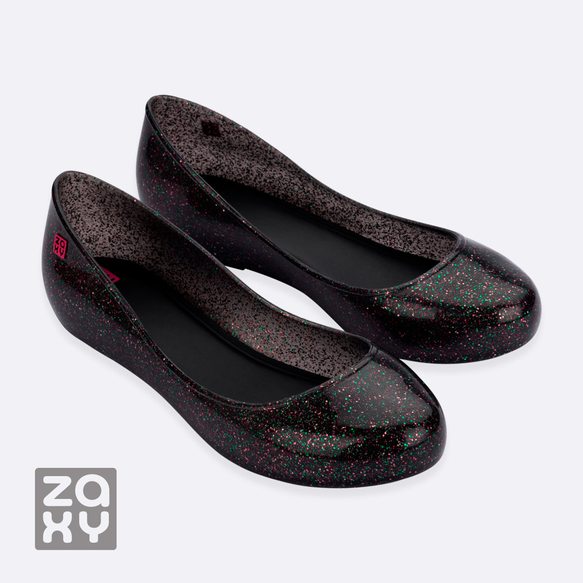 New Pop Glitter Ballet Flats