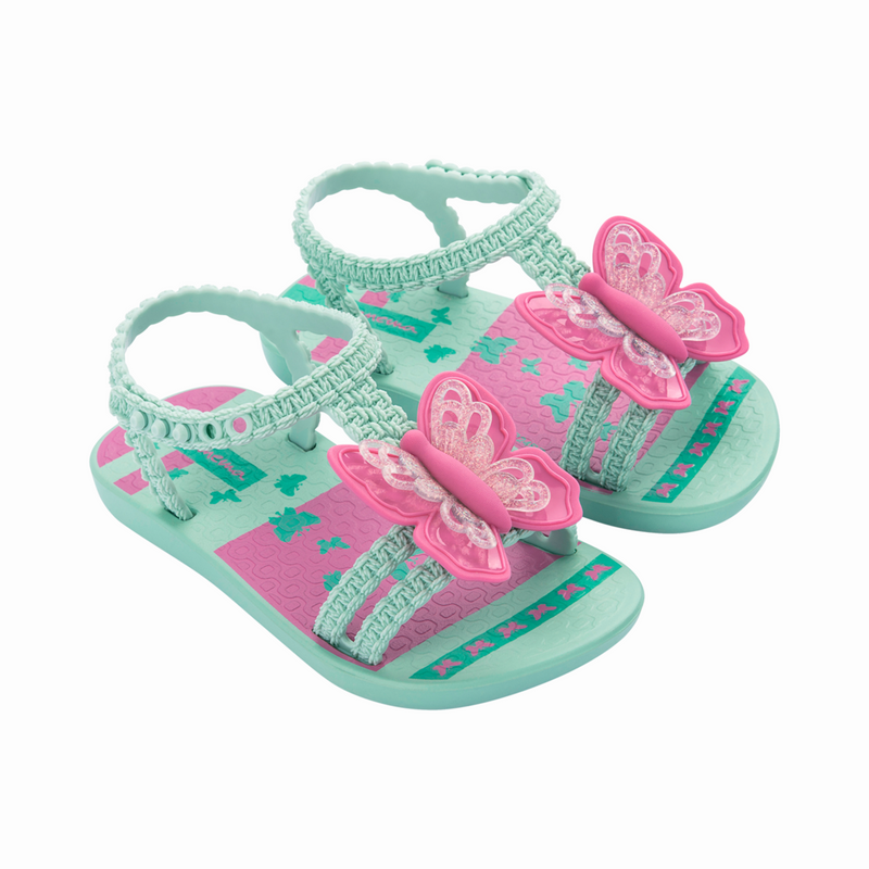 Ipanema Butterfly Sandal Baby - Green/Pink