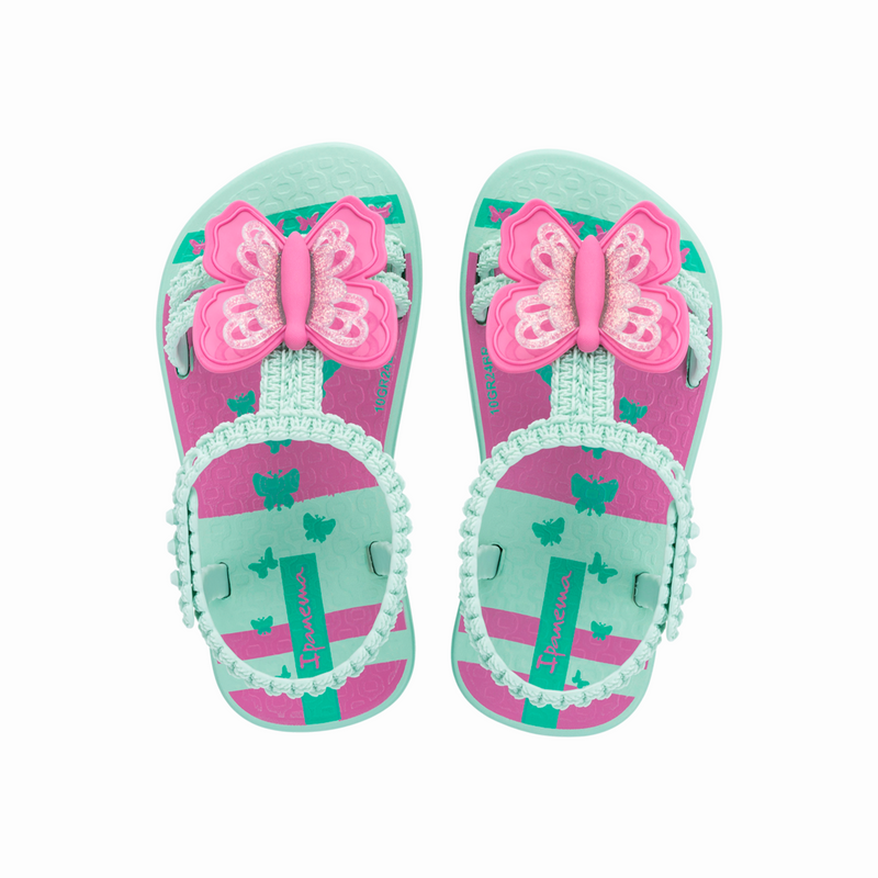 Ipanema Butterfly Sandal Baby - Green/Pink