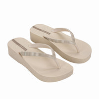 Ipanema Mesh X Platform Fem - Beige/Brown