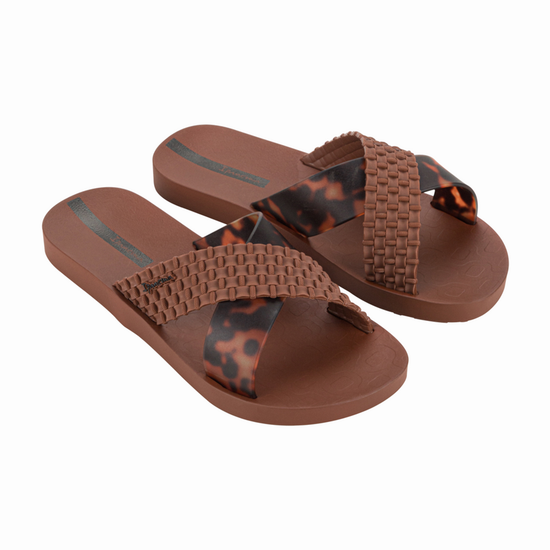 Ipanema Sense Slide Fem - Brown/ Turtle