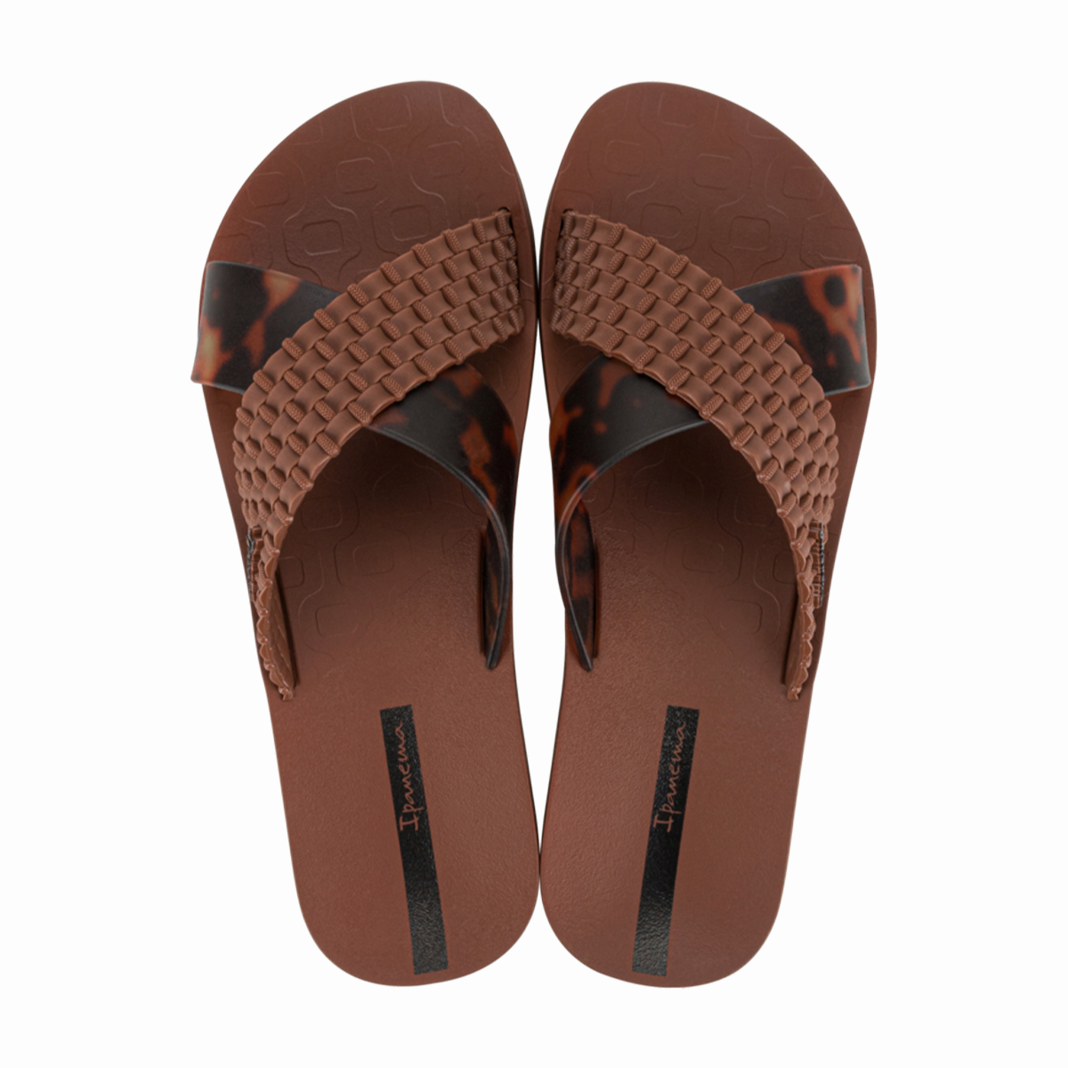 Ipanema Sense Slide Fem - Brown/ Turtle