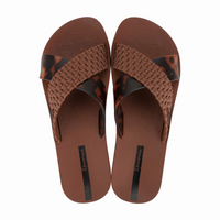 Ipanema Sense Slide Fem - Brown/ Turtle