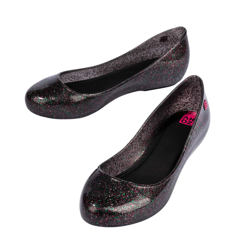 New Pop Glitter Ballet Flats
